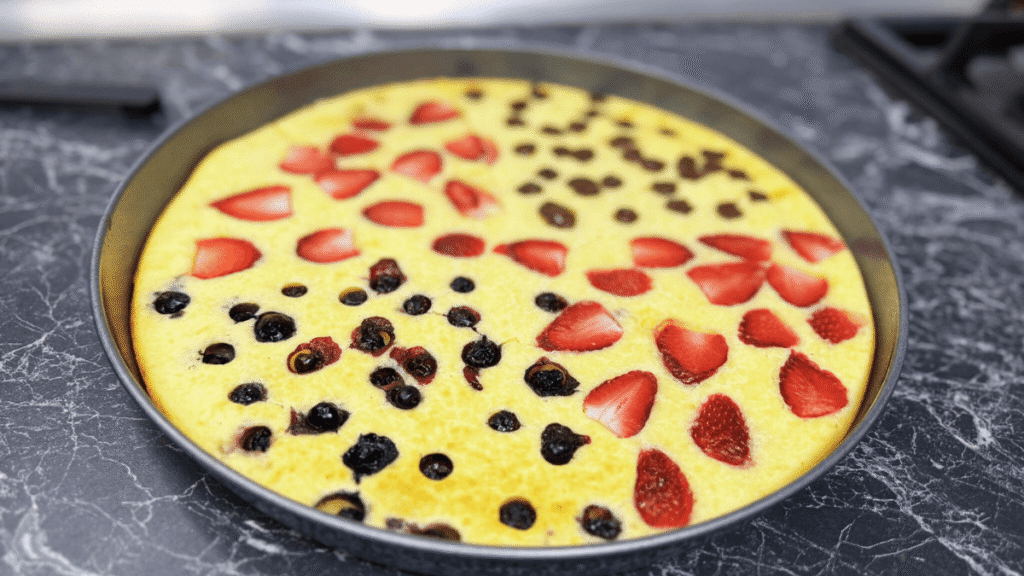 Berry Buttermilk Baked Pancakes