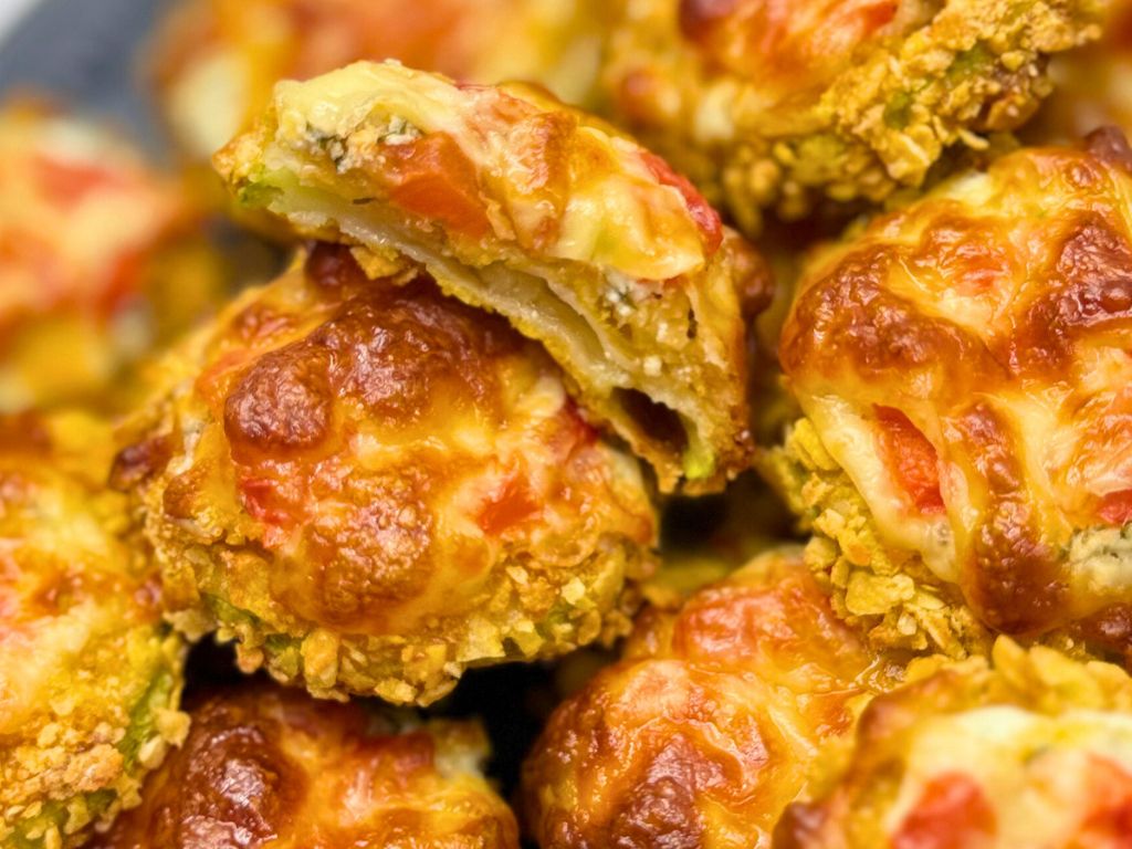 More Crispy Baked Zucchini Rolls