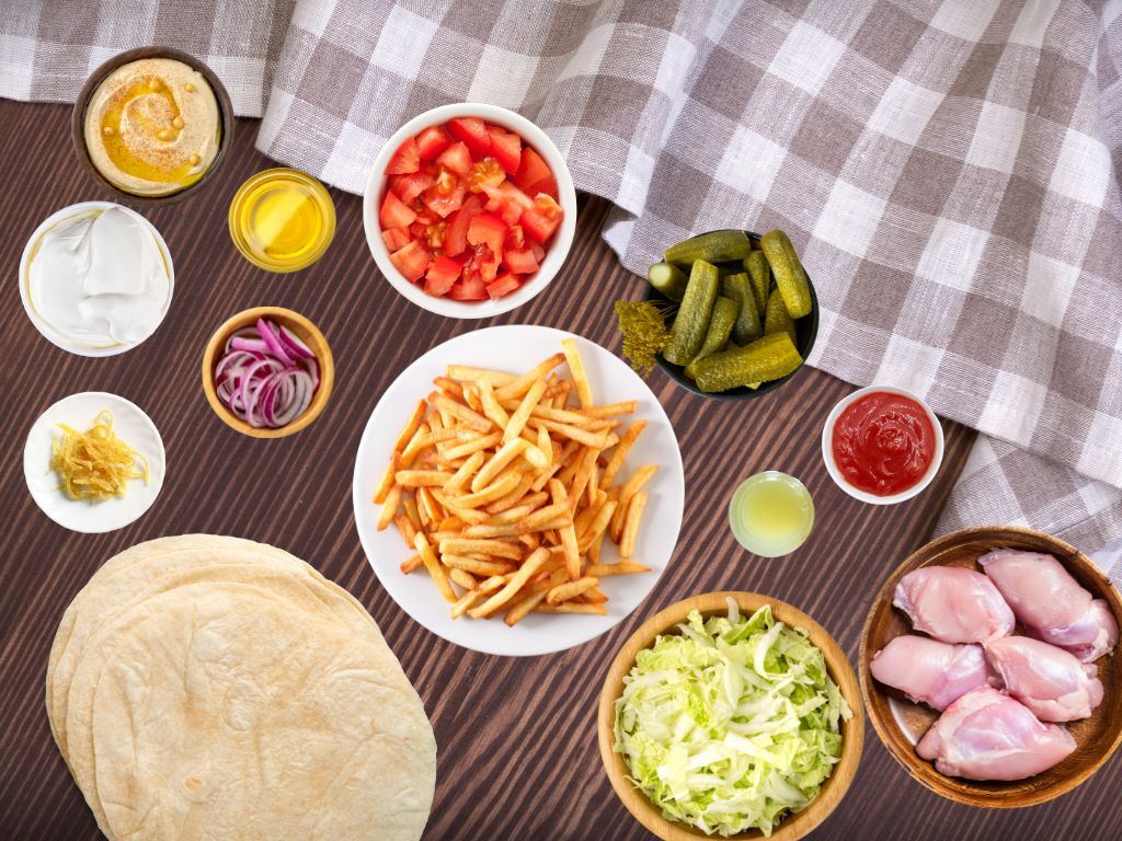 Grilled Chicken Wraps Ingredients