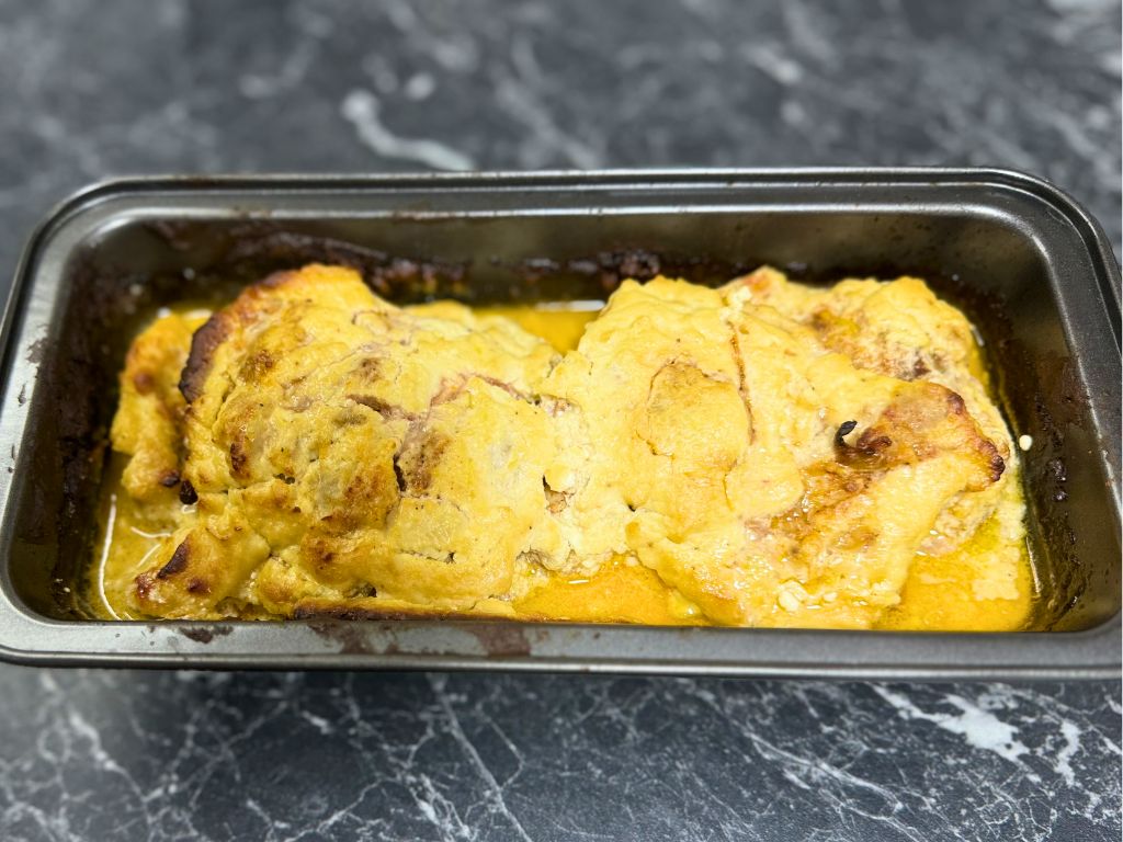 Cooked chicken thighs