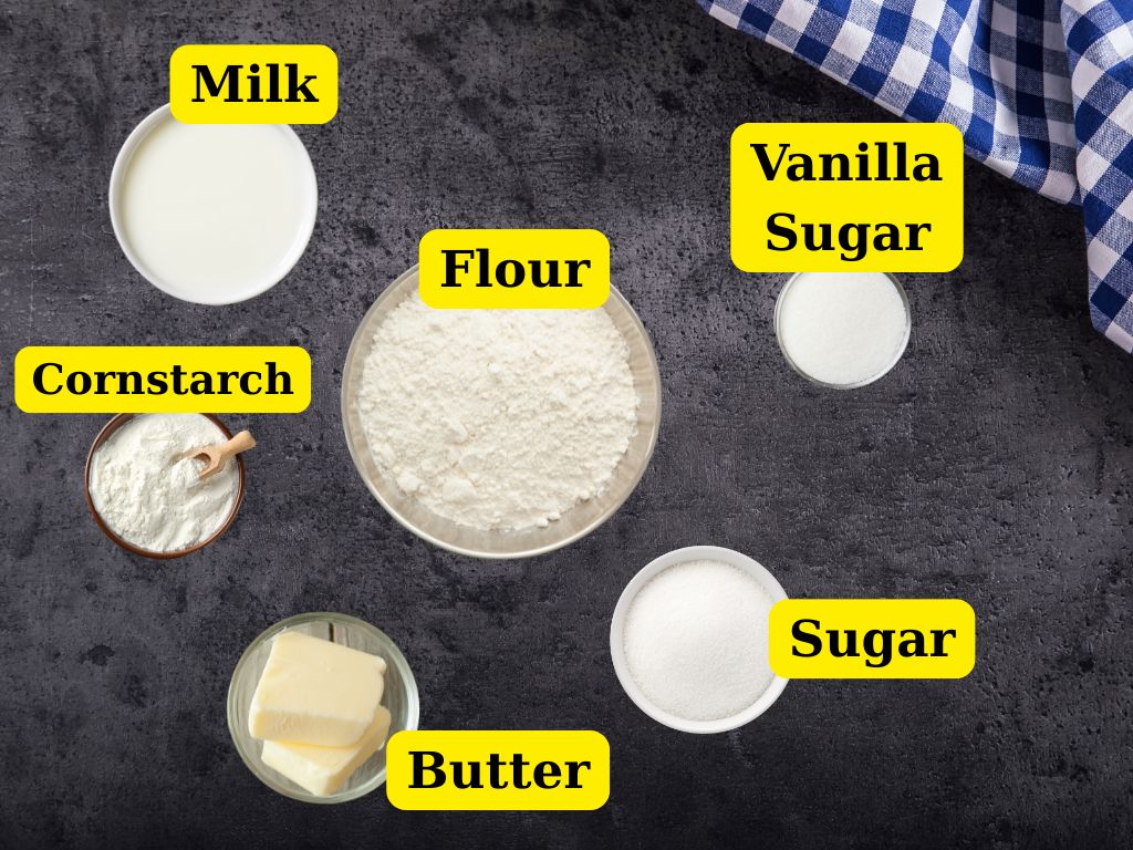 Ingredients in Mini Mason Jar Pudding Snack