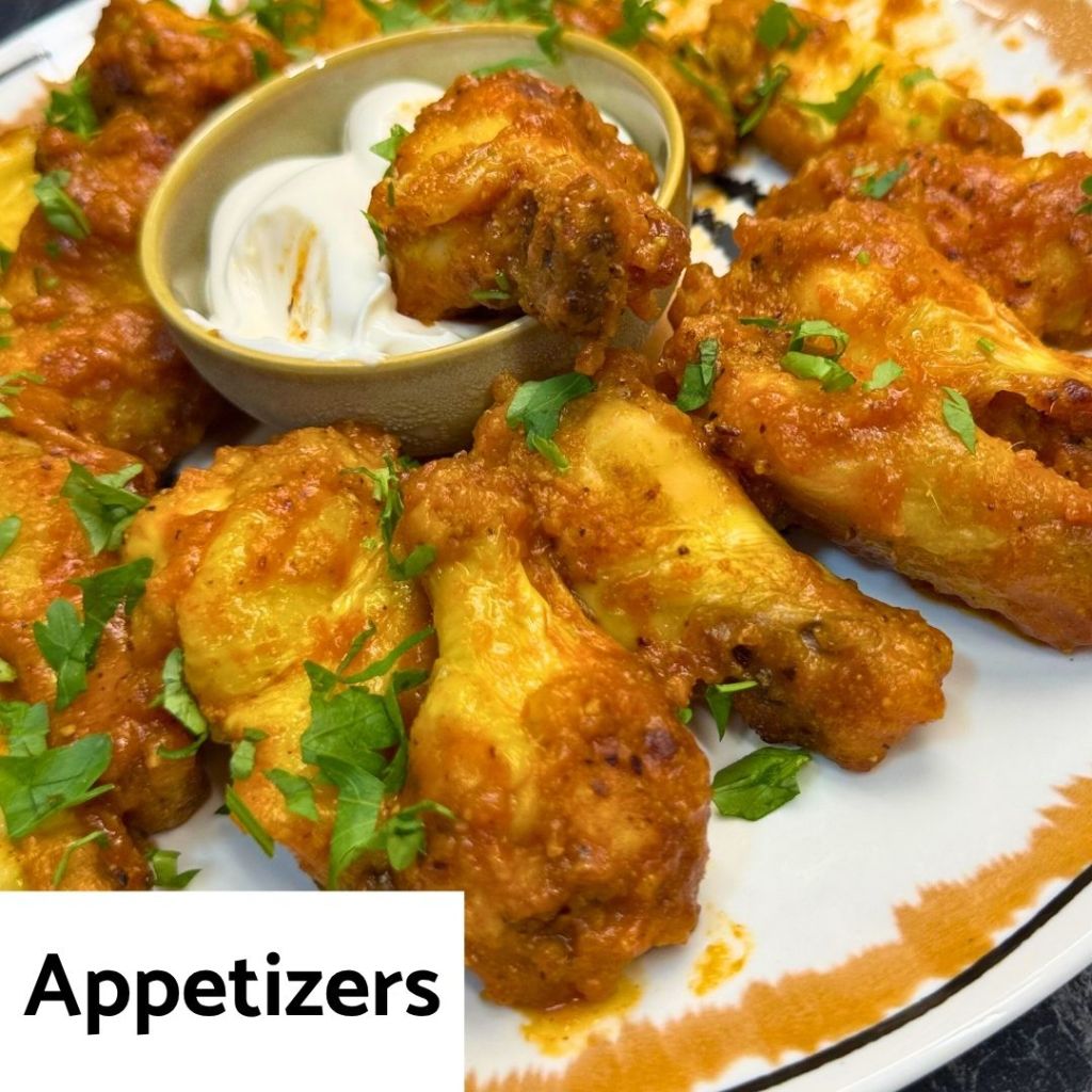 Air Fryer Orange Chicken Wing