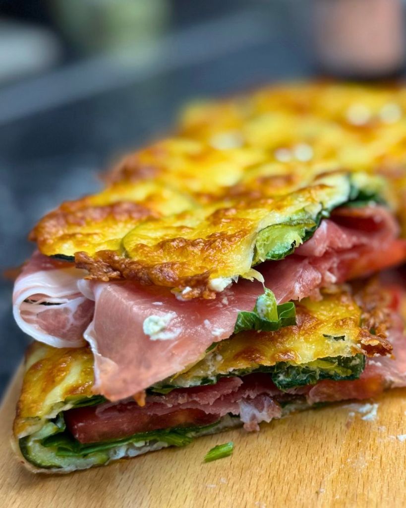 Baked Zucchini Sandwich