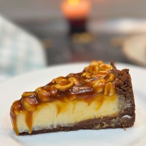 Peanut Butter Caramel Cheesecake