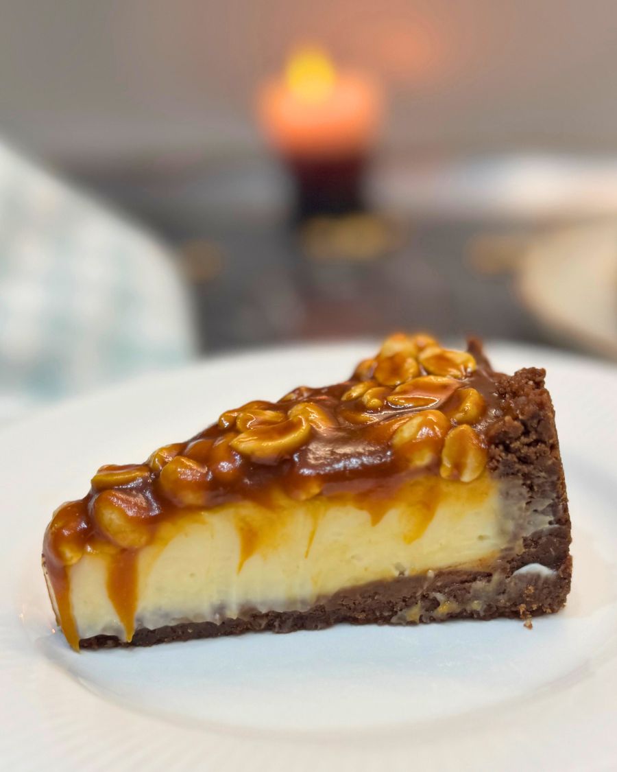 Peanut Butter Caramel Cheesecake