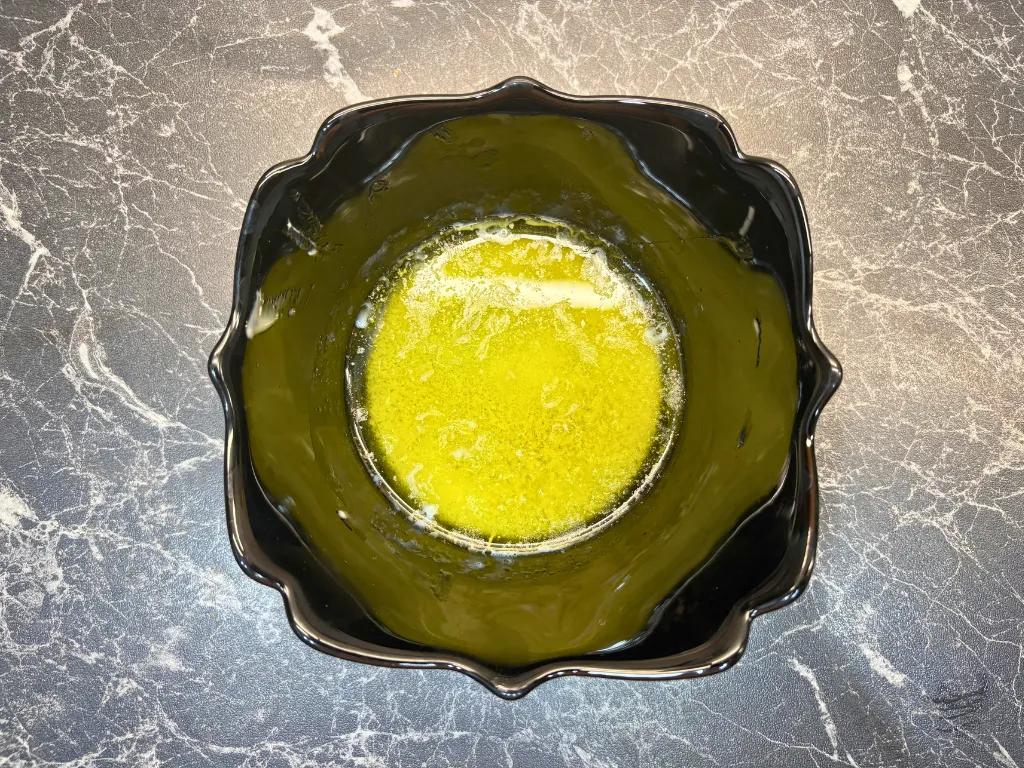 Melted butter and cream mixture used to make the filling for loaded baked potatoes